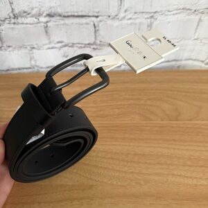 Black Leather Belt XL